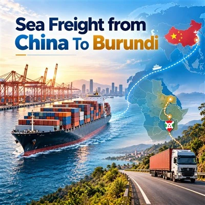 Fret maritime de la Chine au Burundi