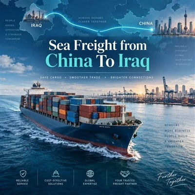 Freight de mer de la Chine à l'Irak