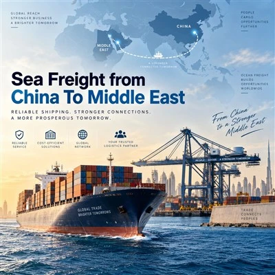 Fret maritime de la Chine au Moyen-Orient